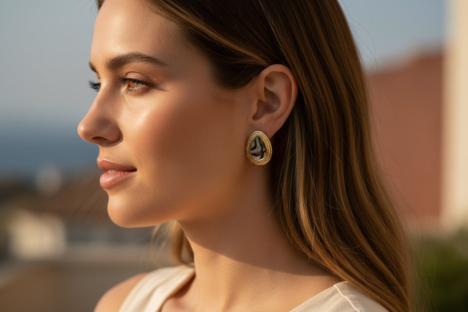 Nebula Pearl earrings