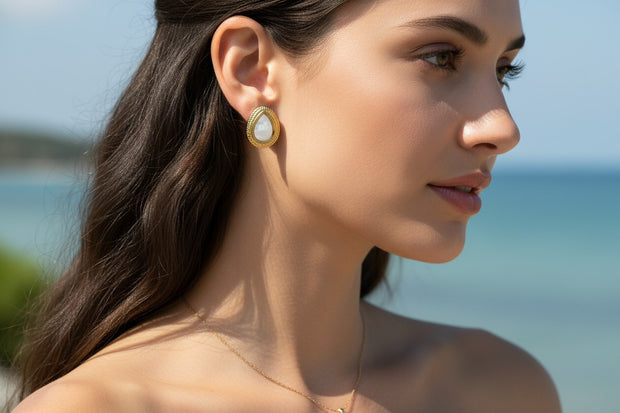 Ivory Drop earrings
