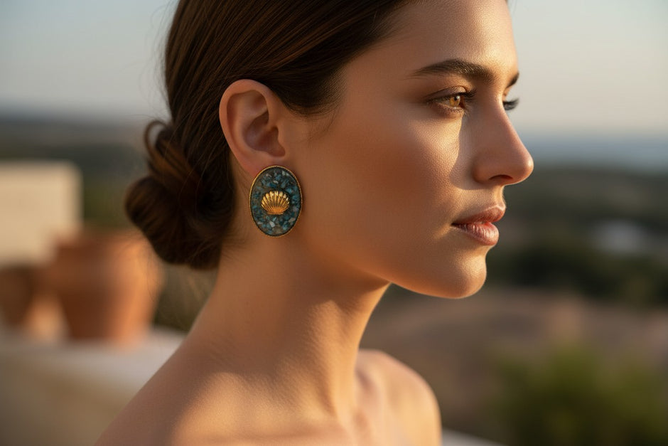 Nereida Shell earrings