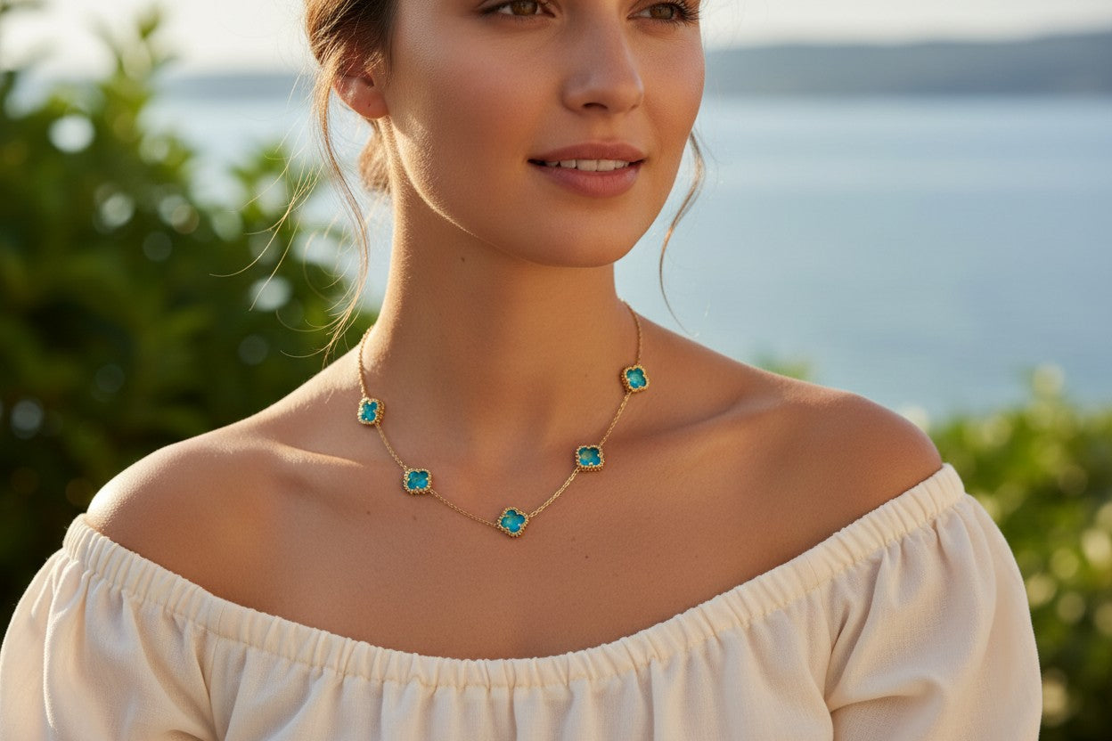 Milform Aqua necklace