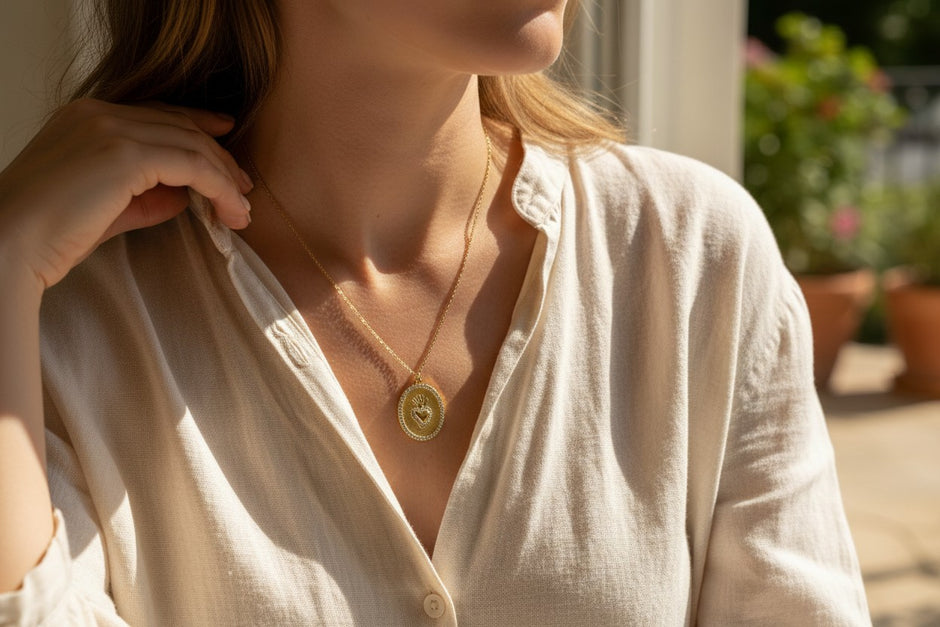 Sacred Heart necklace