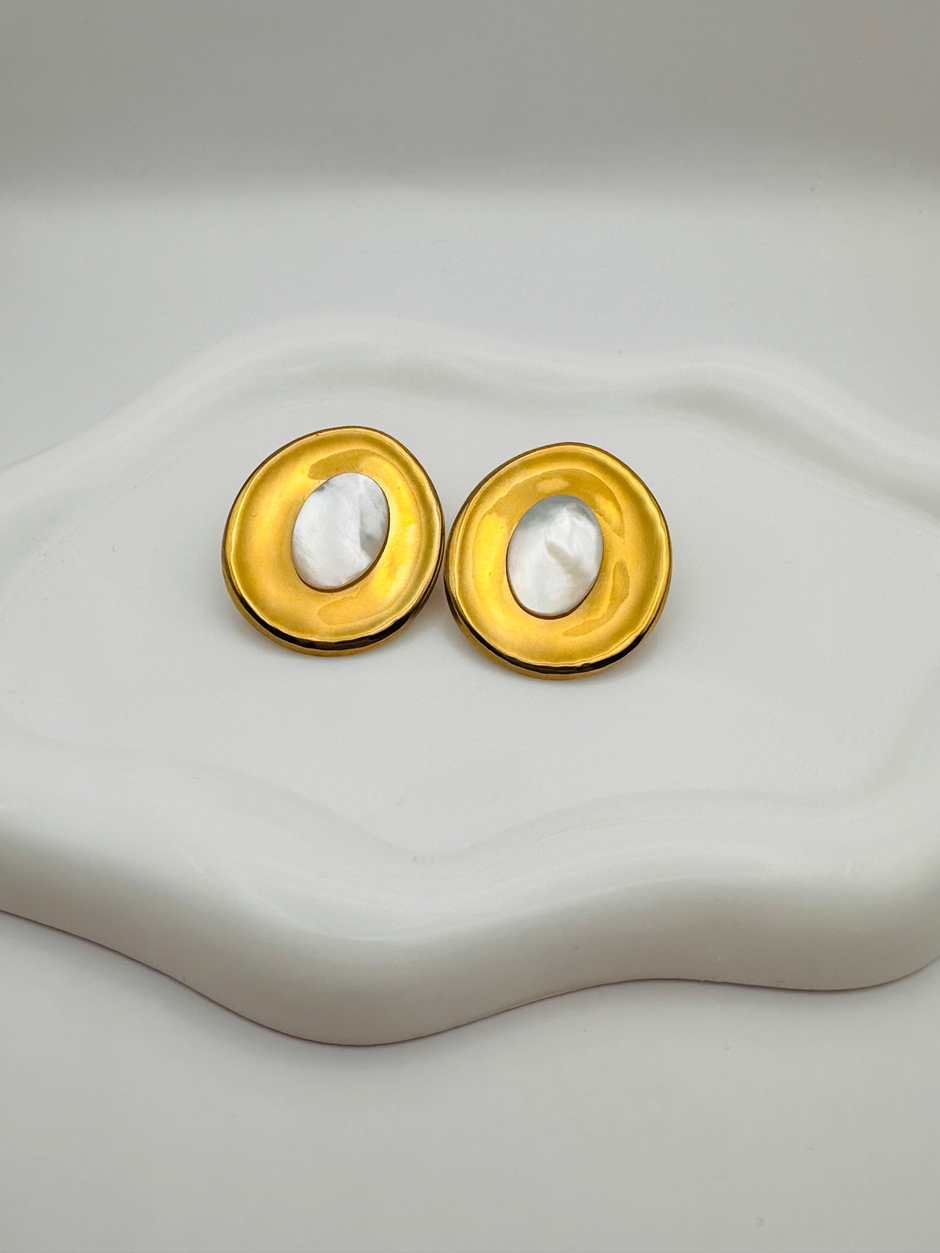 Melted Gold earrings