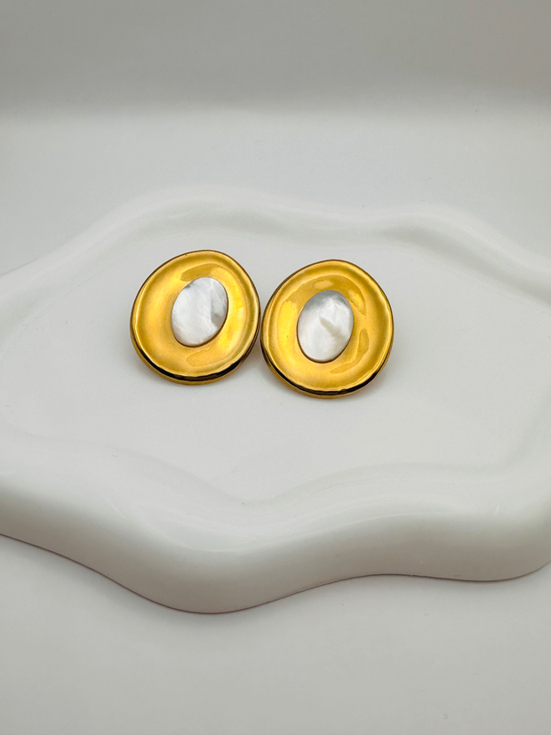 Melted Gold earrings