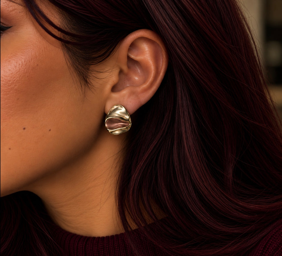 Latte Coffee earrings