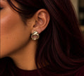 Latte Coffee earrings