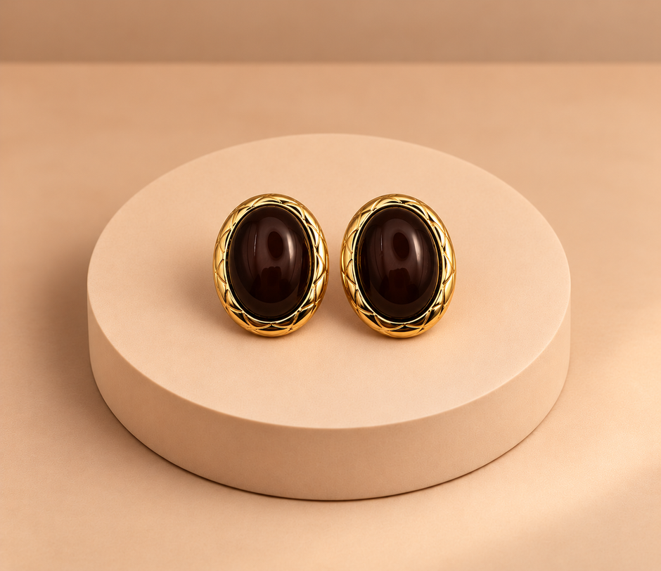 Espresso earrings