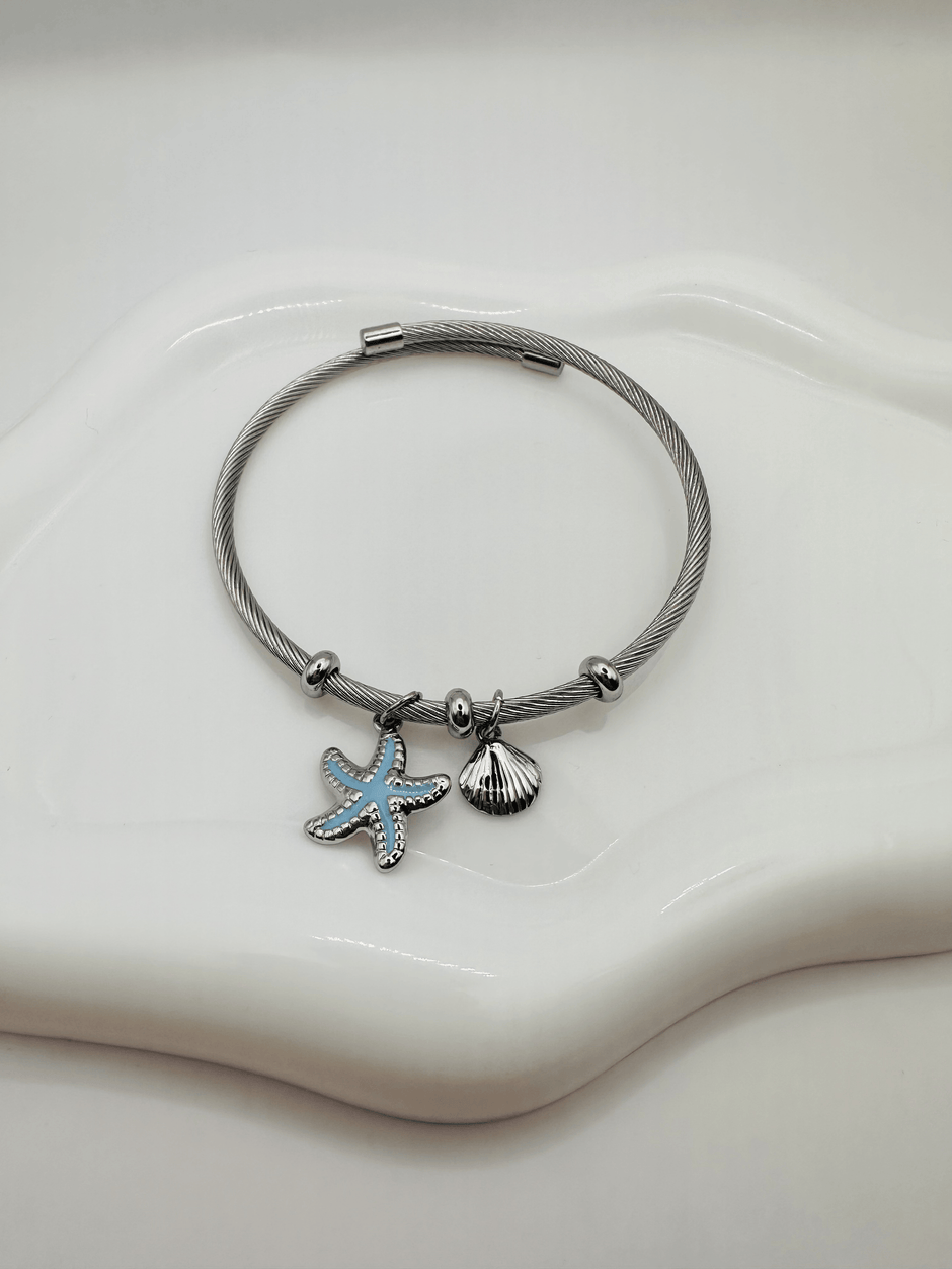 Cyan Starfish bracelet