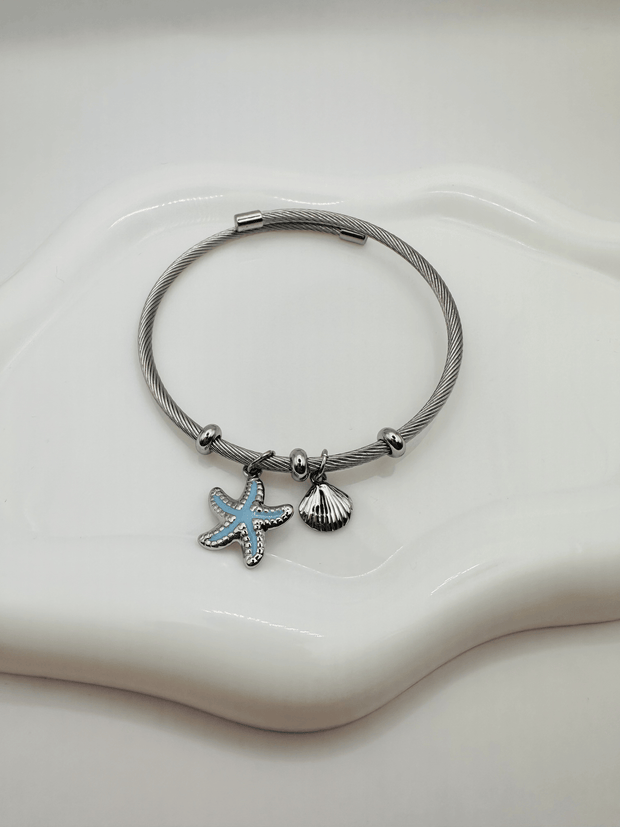 Cyan Starfish bracelet