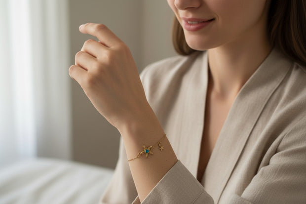 Deep Blue Starlet bracelet