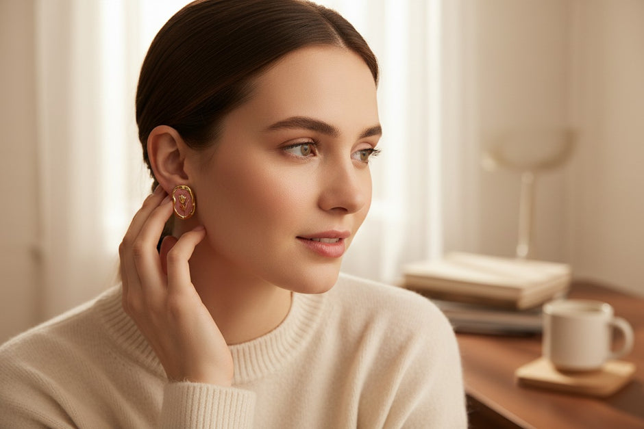 Desert Rose earrings