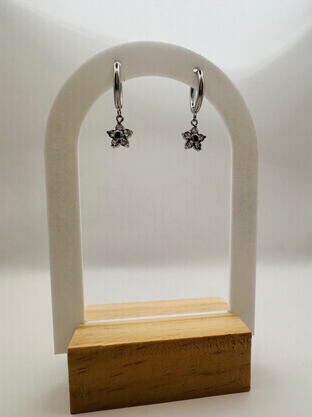 Silver Stars earrings