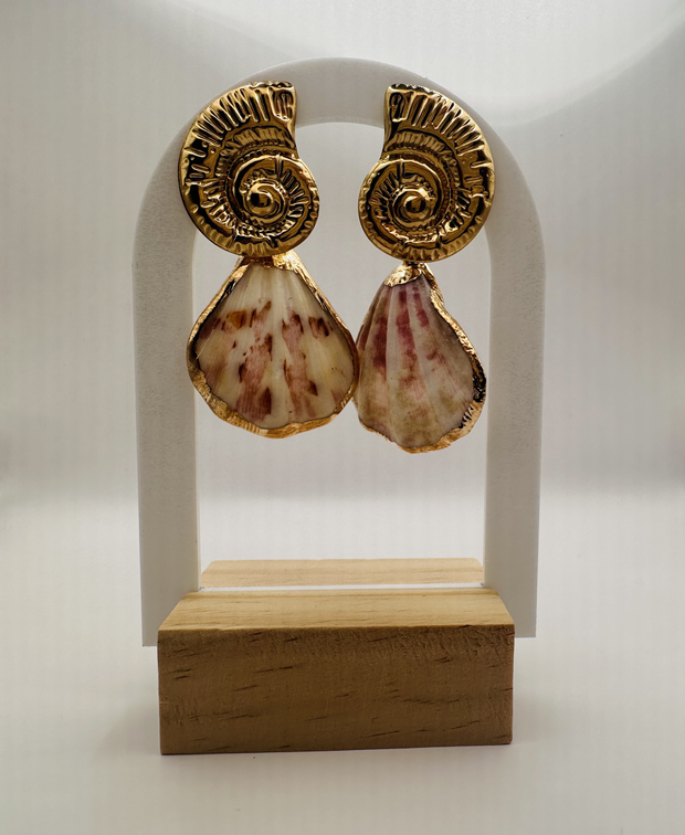 Island Shell Story earrings