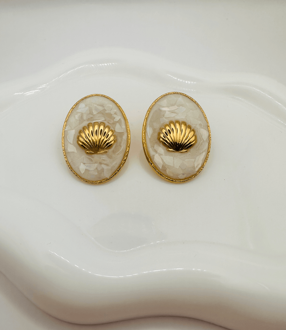 Aphrodite Shell earrings