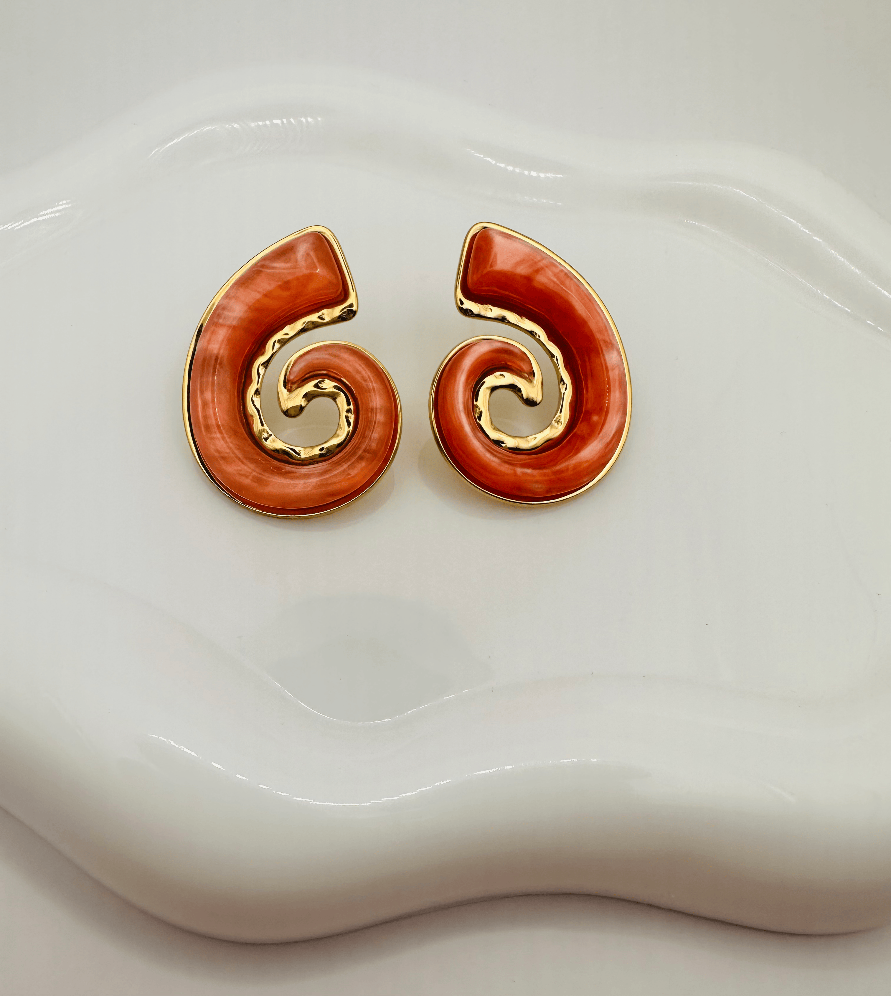 Sunset Shell earrings