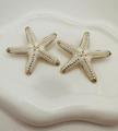 White Star earrings