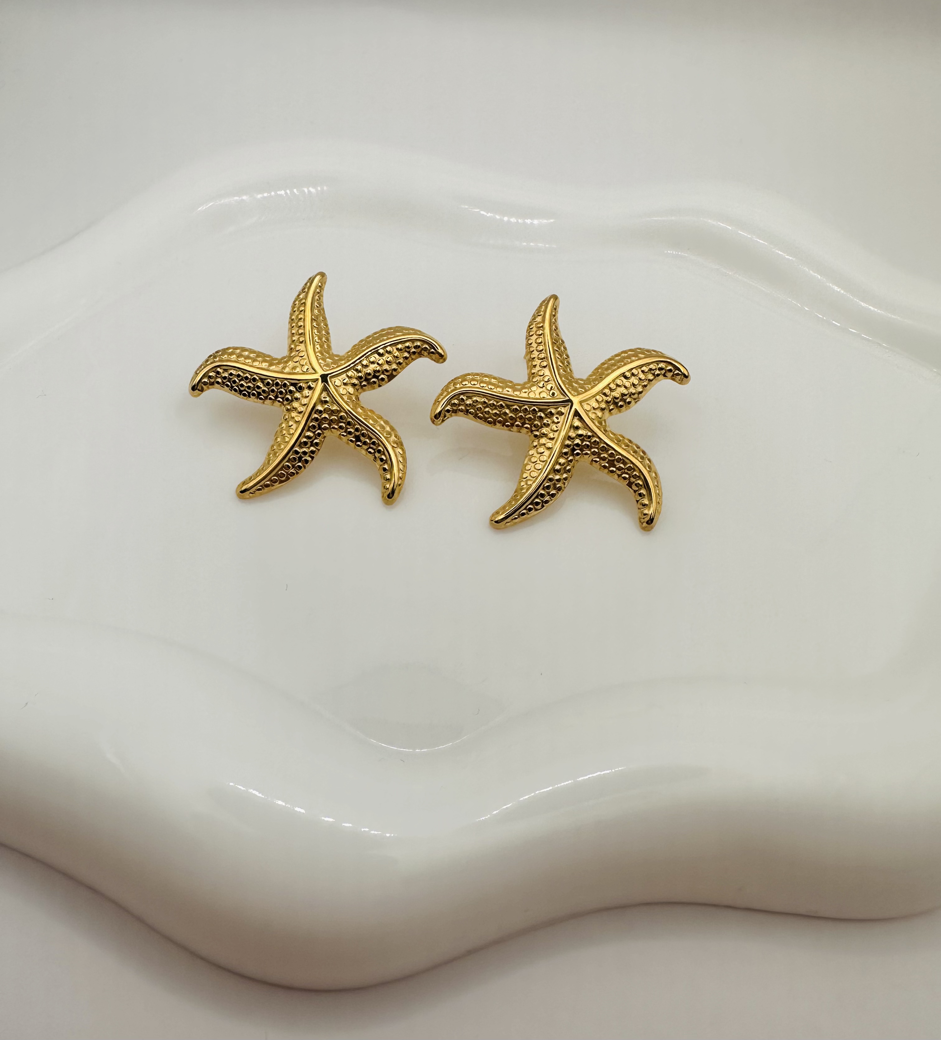 Golden Reef earrings