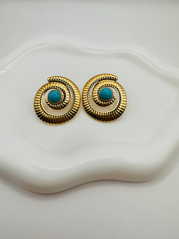 Cleopatra's eye earrings