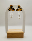 Crystal Orchid earrings