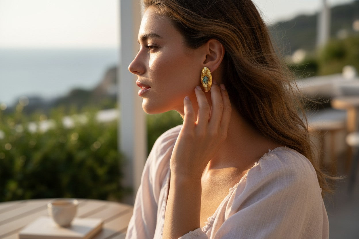 Medusa earrings