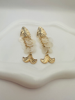 Gold Fish earrings
