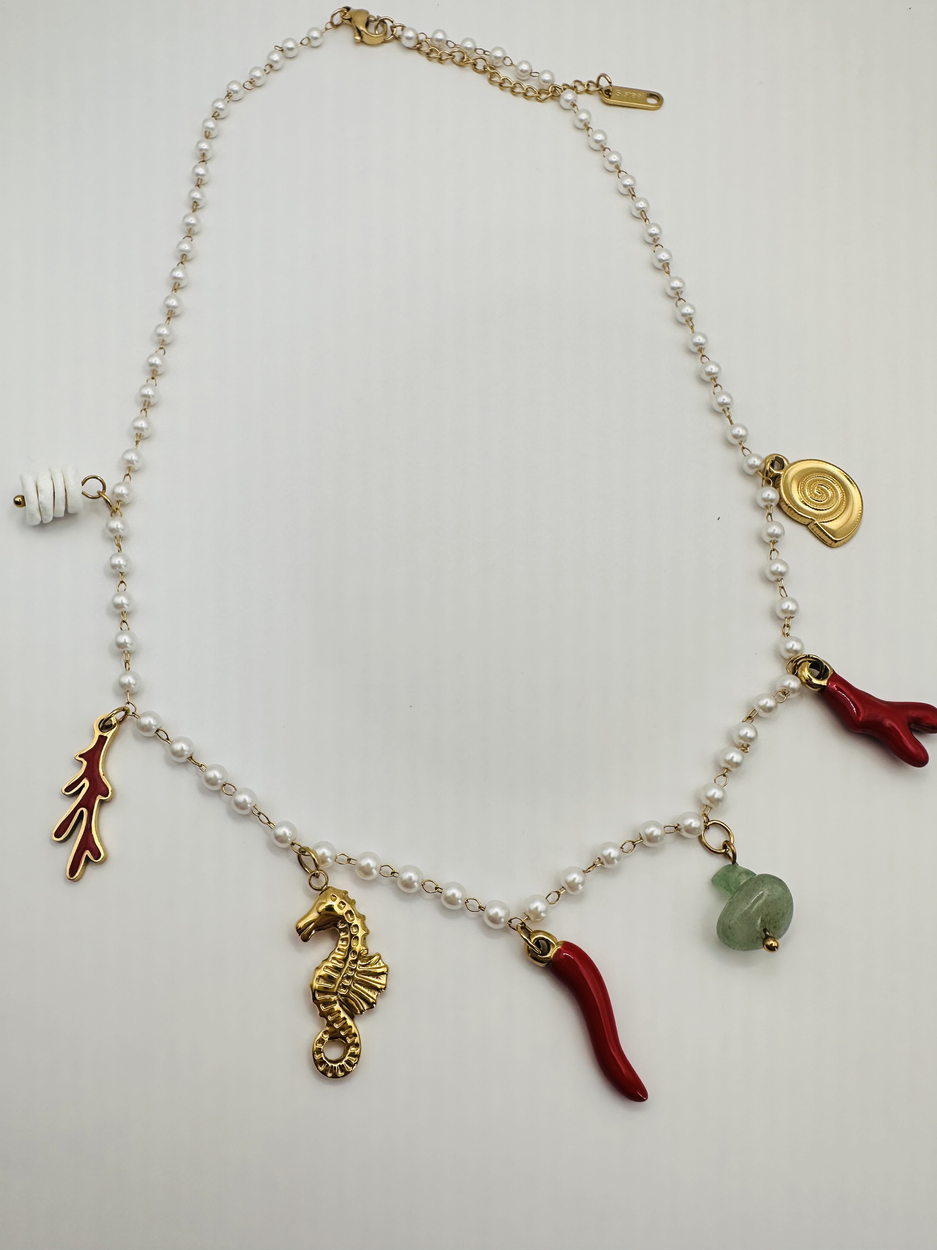 Coral Touch necklace