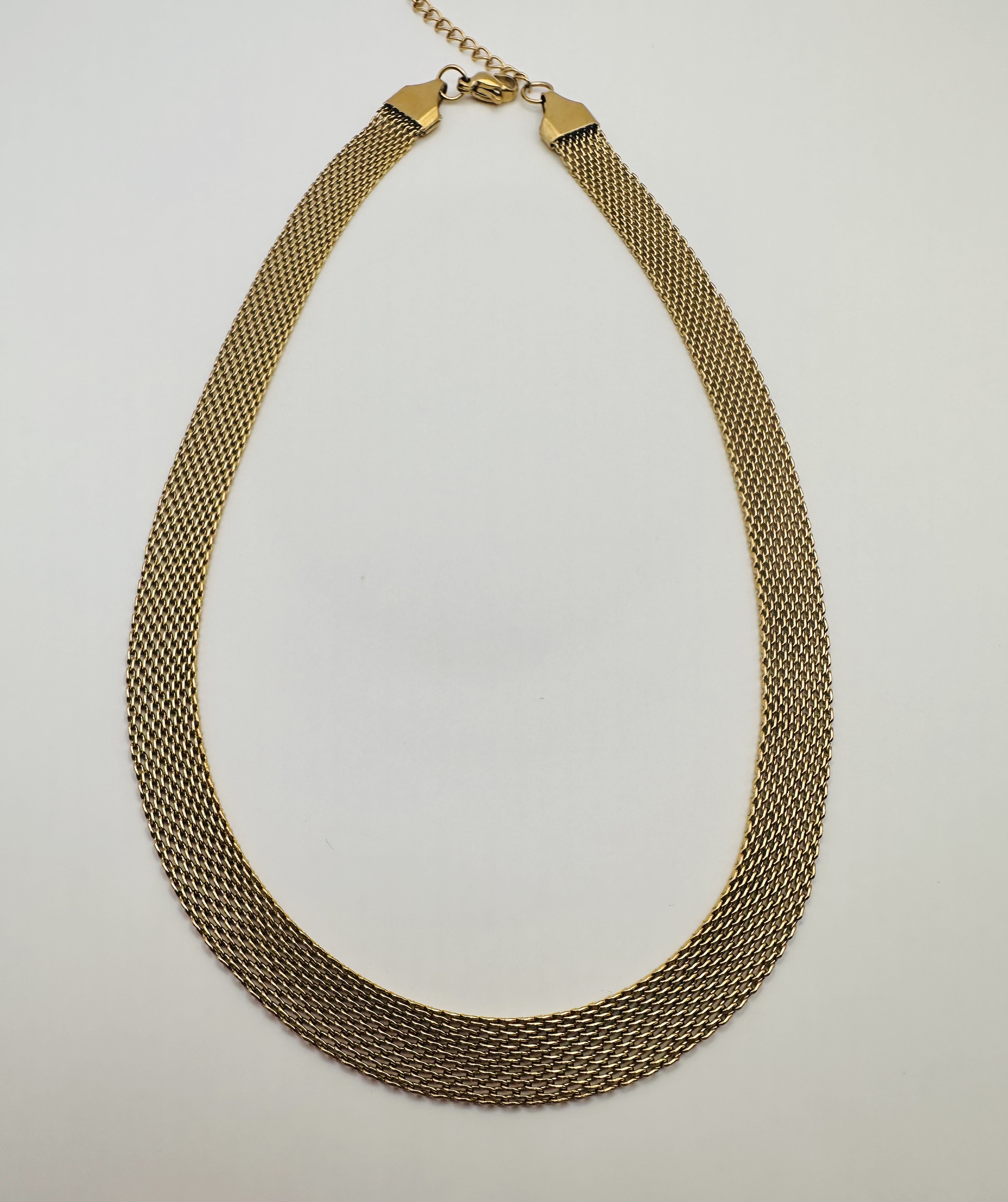Golden snake necklace
