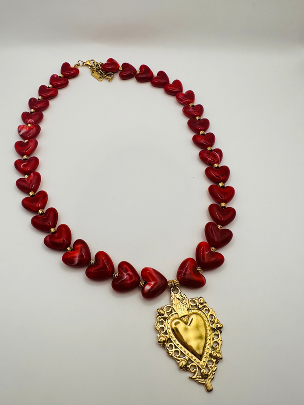 Burning Hearts necklace