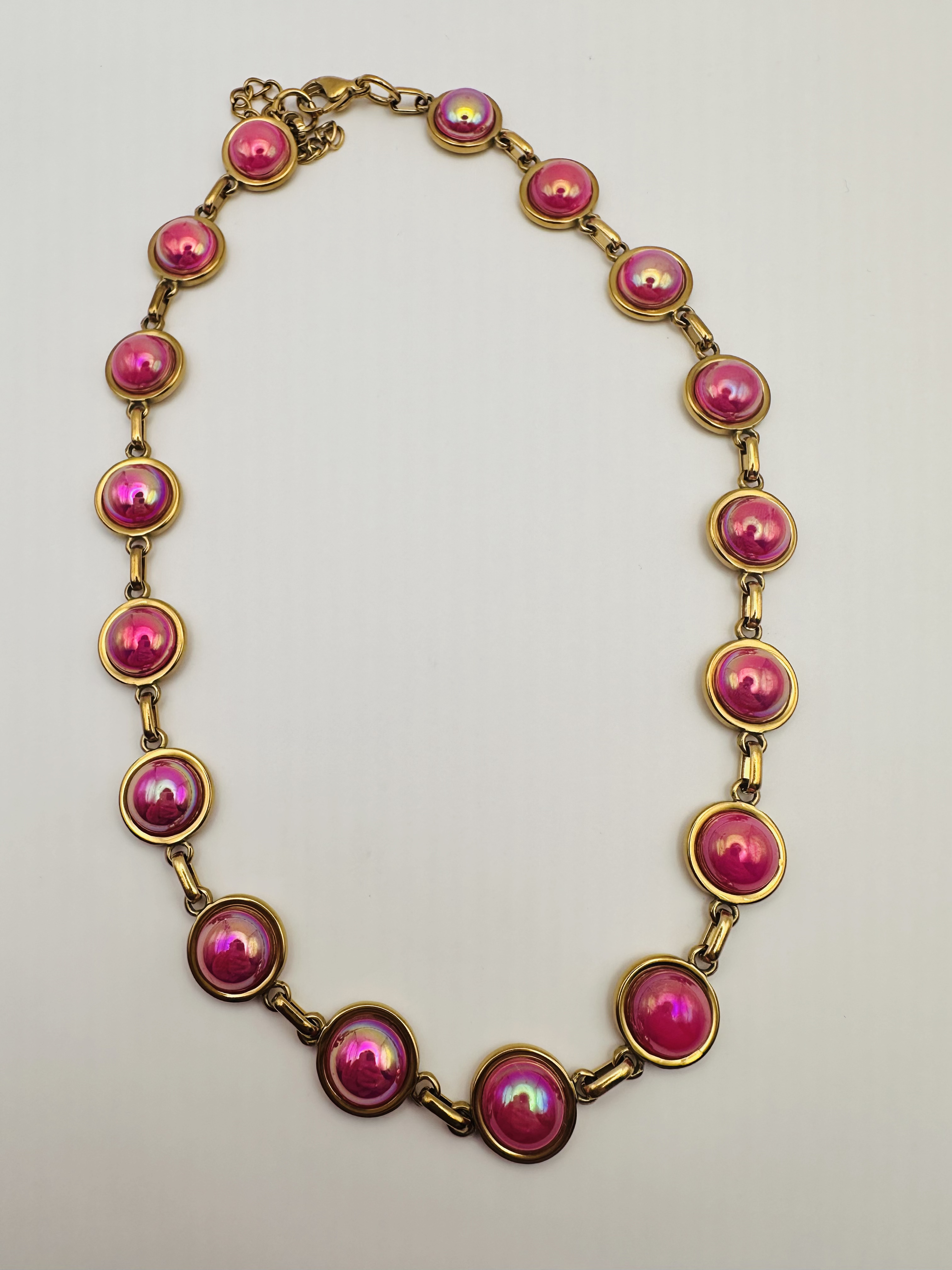 Pink Illusion necklace