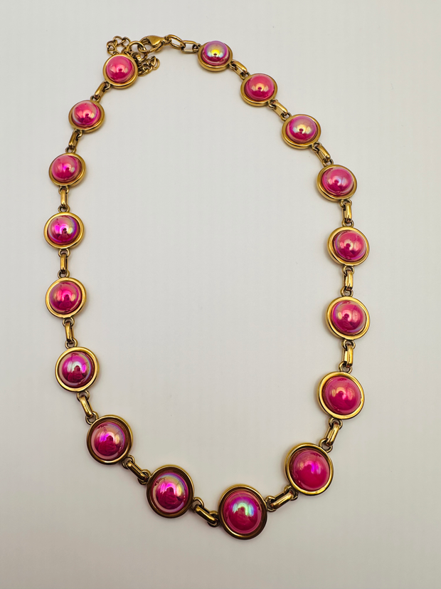 Pink Illusion necklace