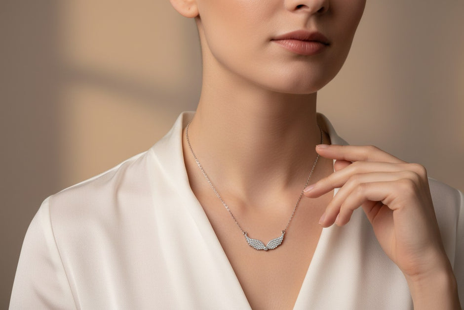 Angel's Silver Touch necklace