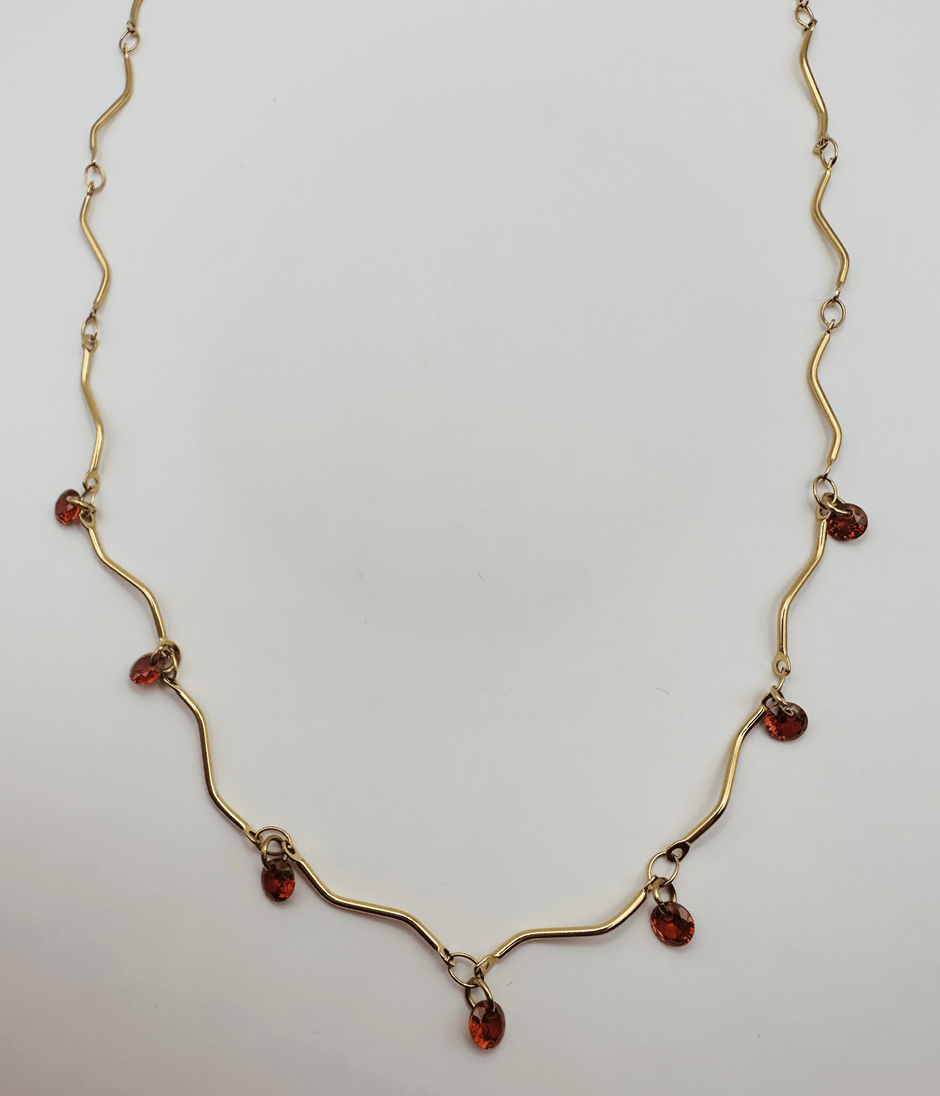 Scartlet Wave necklace