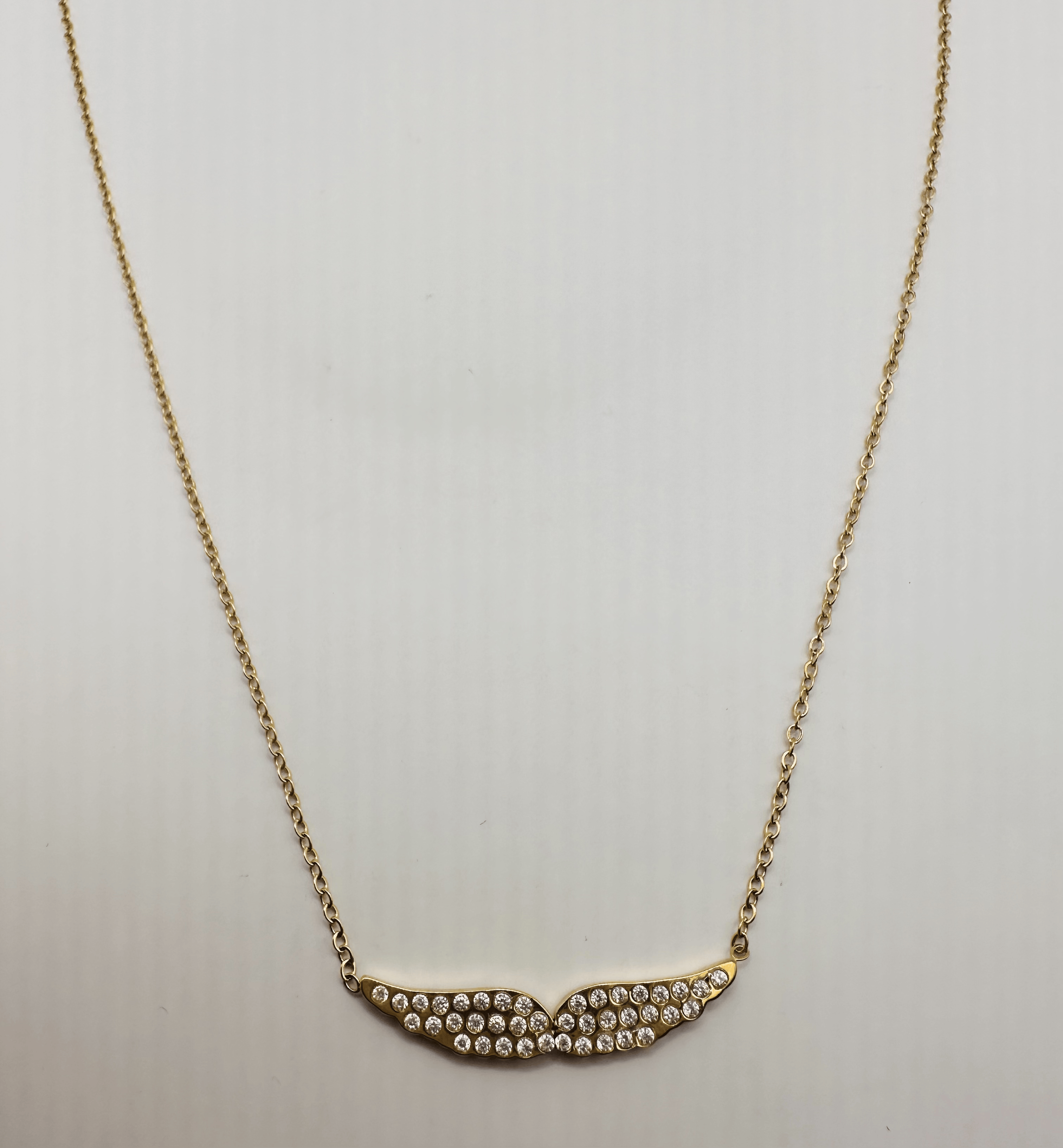 Gilded Feather necklace