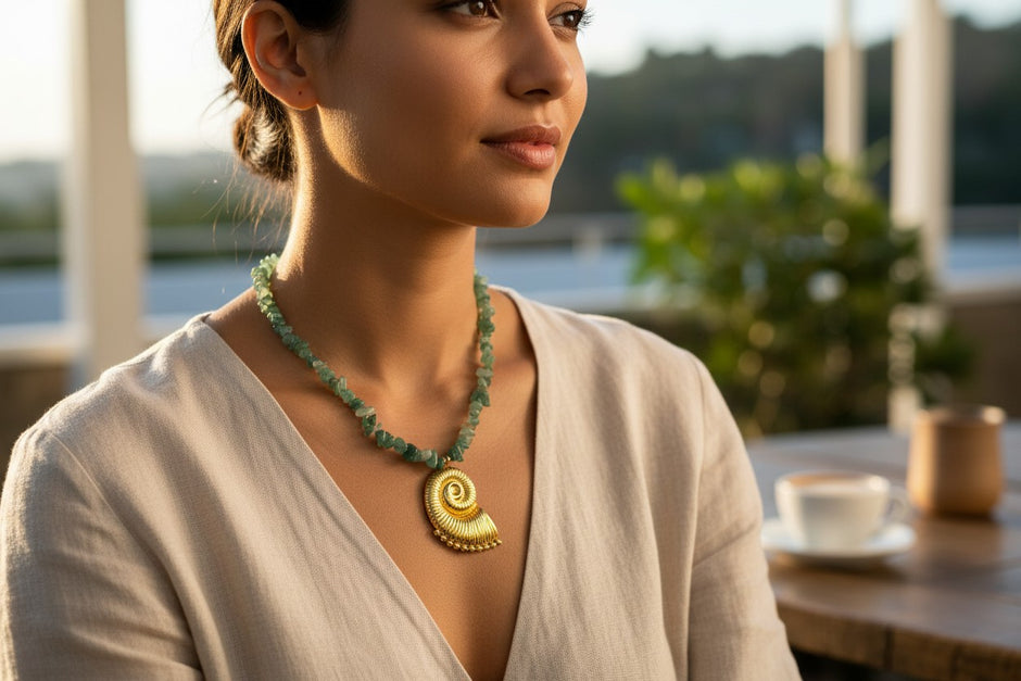 Milos Shell necklace