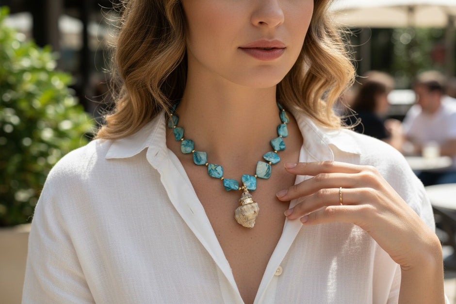 Lefkada Waters necklace