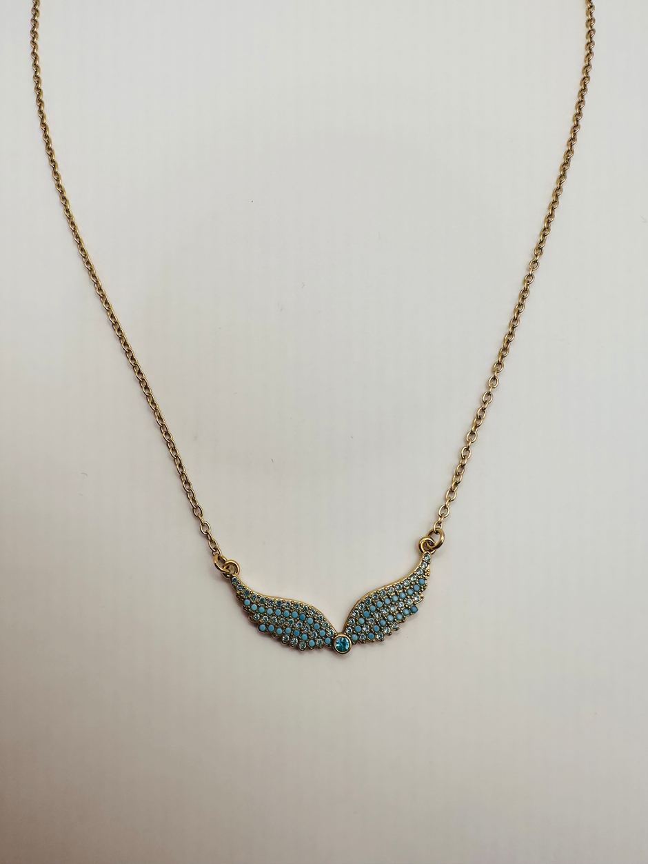 Cyan Angel wings