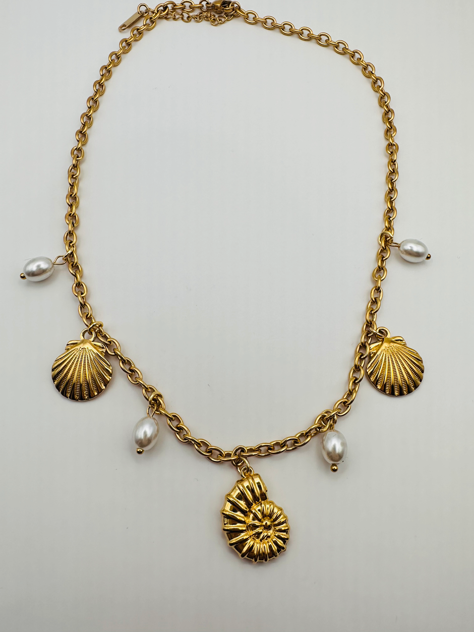 Ammonite necklace