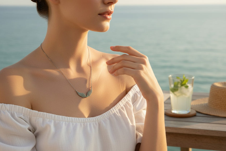 Feathered Aura necklace