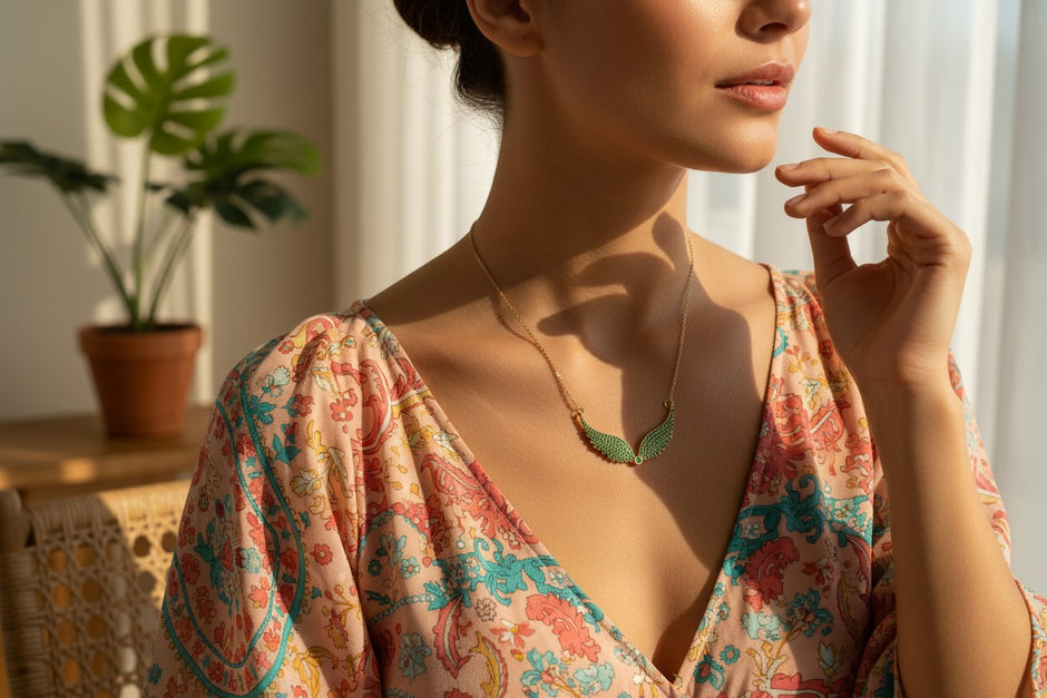 Green Angel necklace