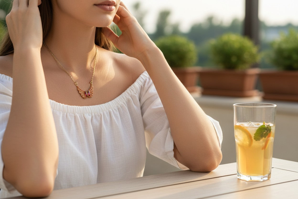 Fiery Angel necklace