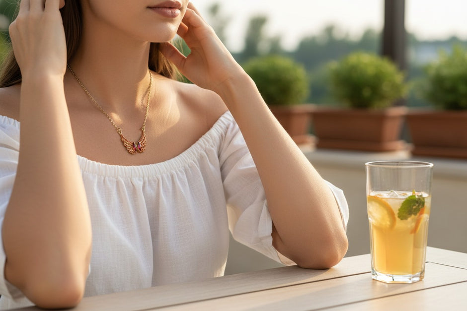 Fiery Angel necklace