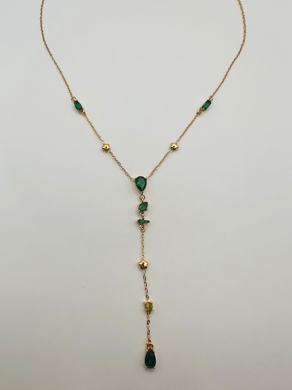Starry Emerald necklace