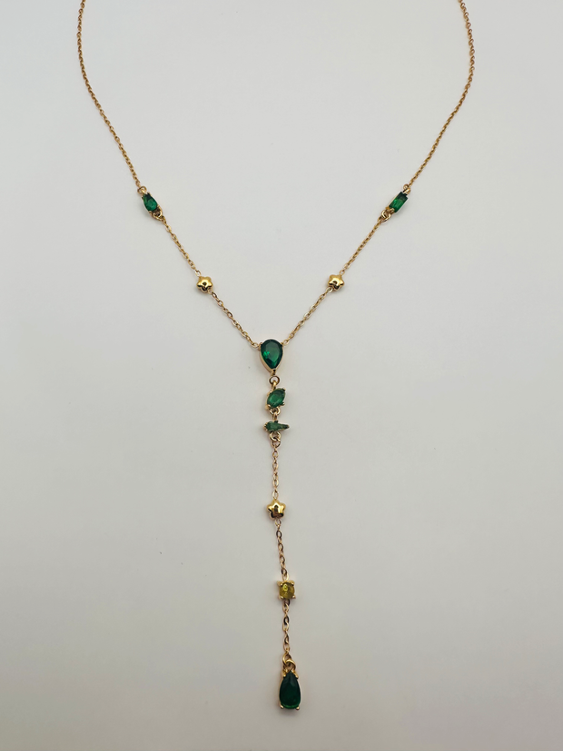 Starry Emerald necklace