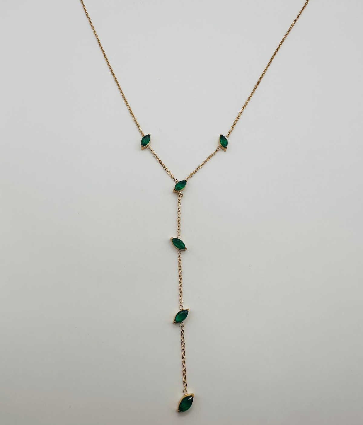 Emerald Willow necklace