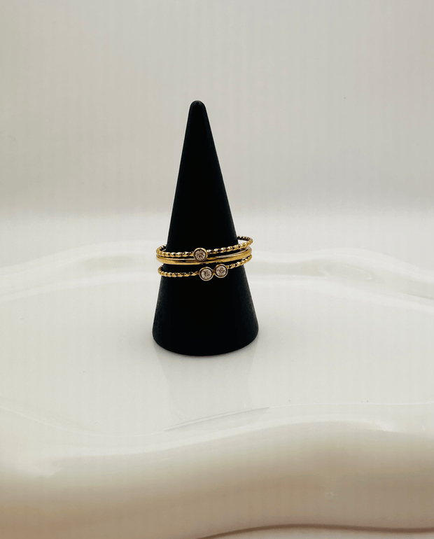 Golden Trio Ring
