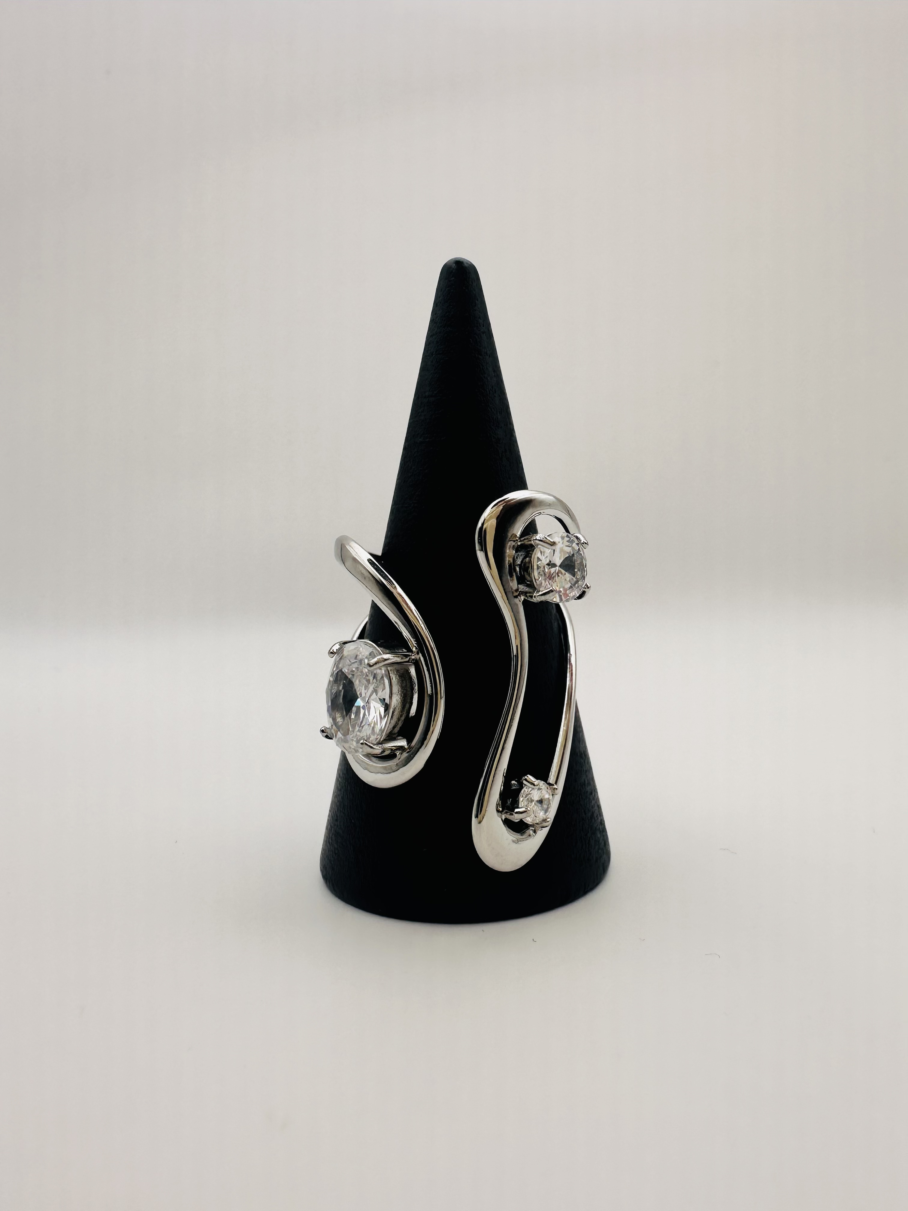 Infinity Glow Silver ring
