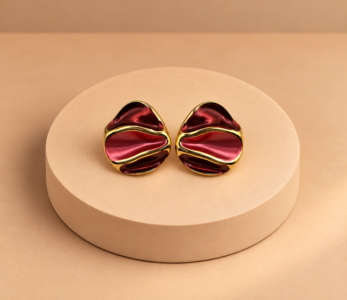 Velvet Petal earrings
